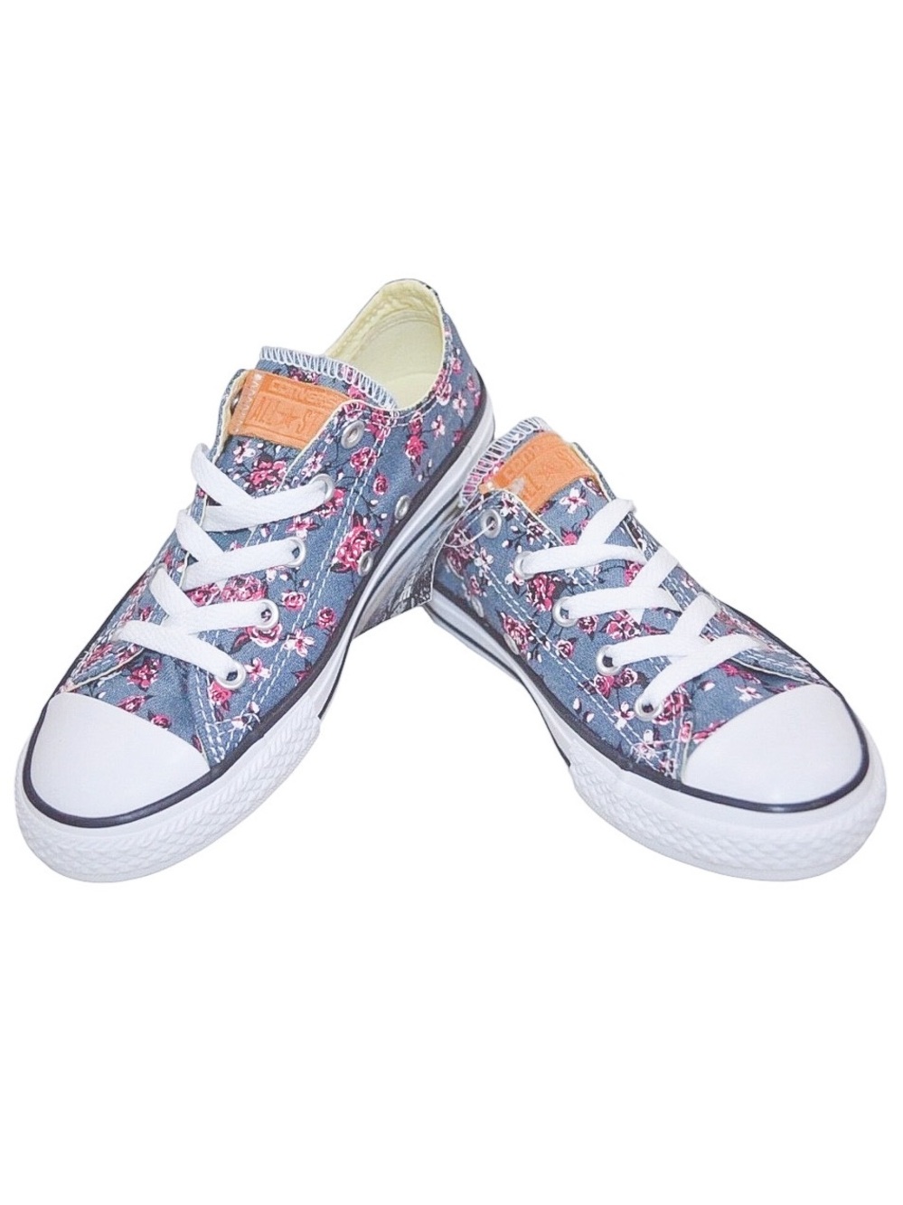 Converse All Star Floral Print Canvas Lace Up Sneakers